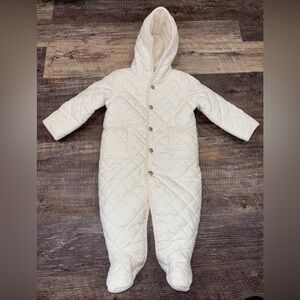 Ralph Lauren Water-Repellent Hooded Barn Pramsuit Size 9 Months